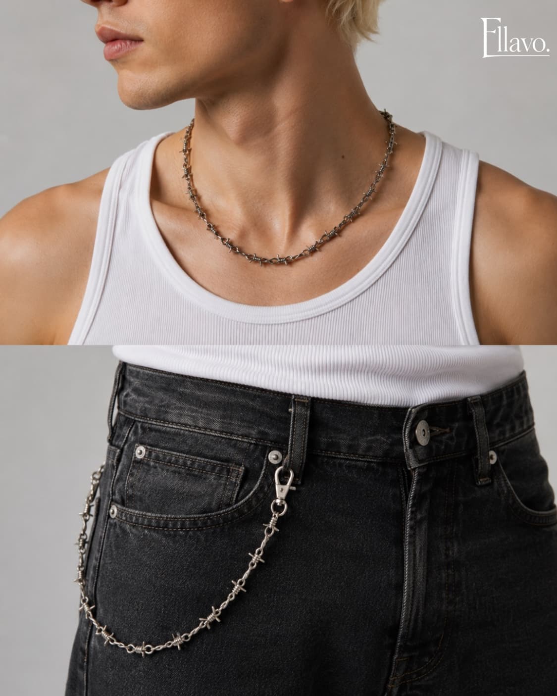 Ellavo Dual Edge Chain 상품이미지1