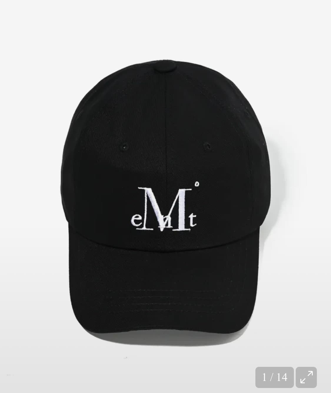 무센트 시그니처 볼캡 블랙 상품이미지1