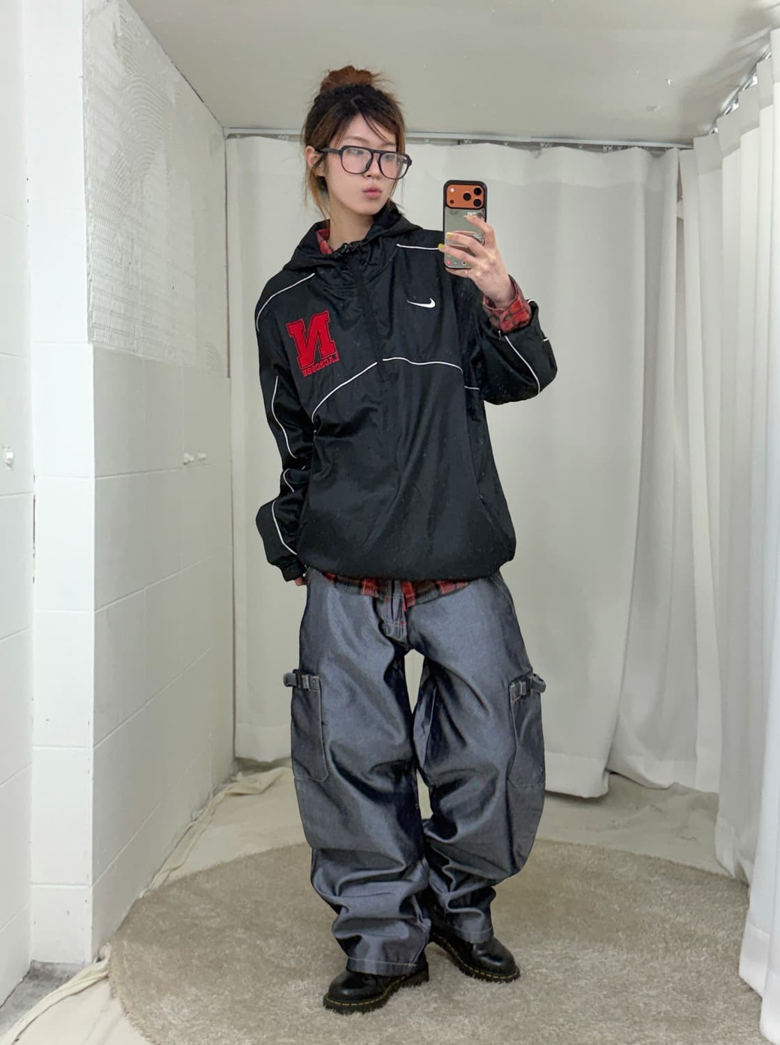 나이키 아노락 너드 스트릿 레이어드 코디 세트 상품이미지1