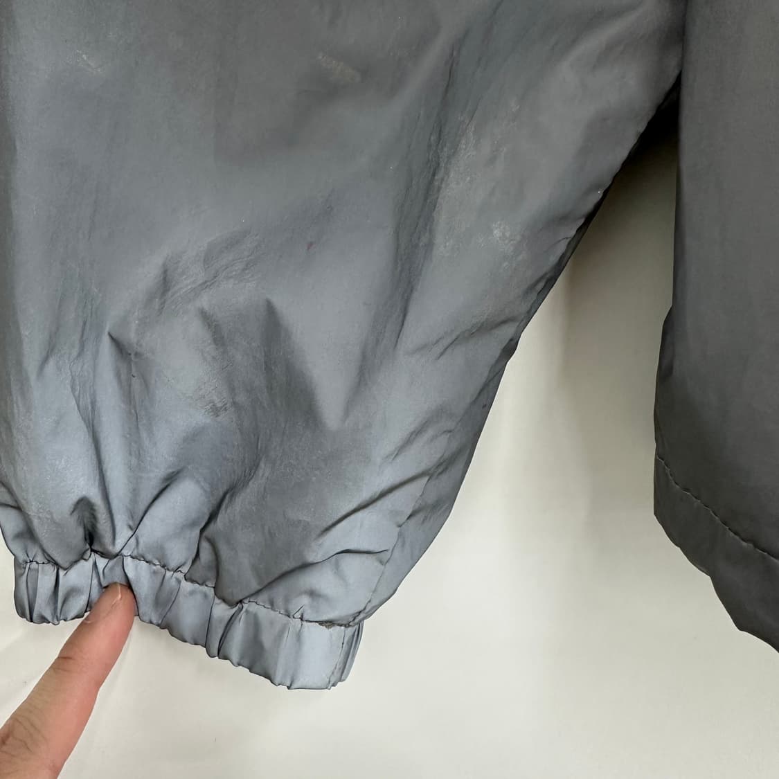 100 바이더알 남자 리플렉티브 루즈핏 바람막이 자켓 상품이미지6