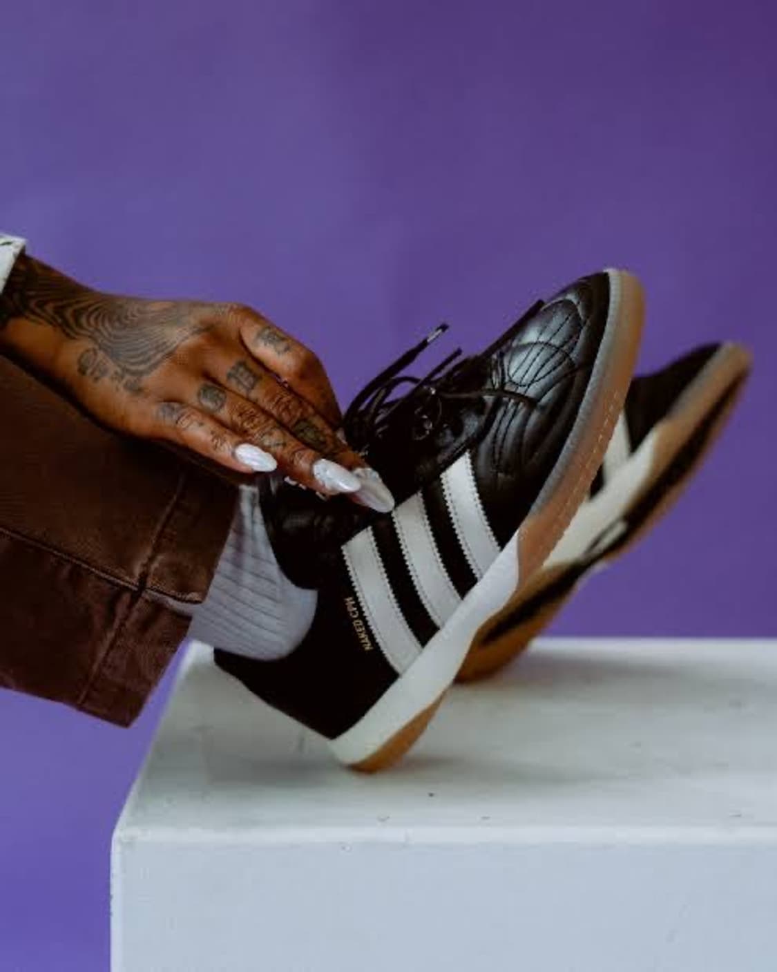 [260] 아디다스 X 네이키드 마하 삼바 코어 블랙(✨새상품) 상품이미지1