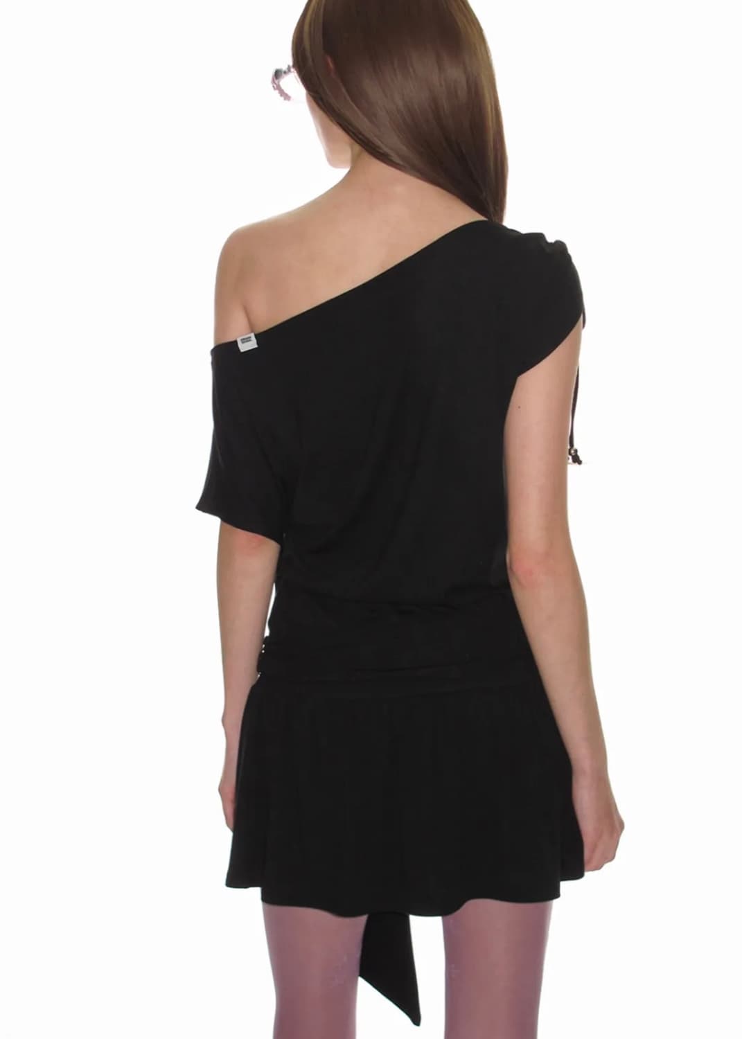 크랭크 스트링 오프숄더 저지 드레스 상품이미지2