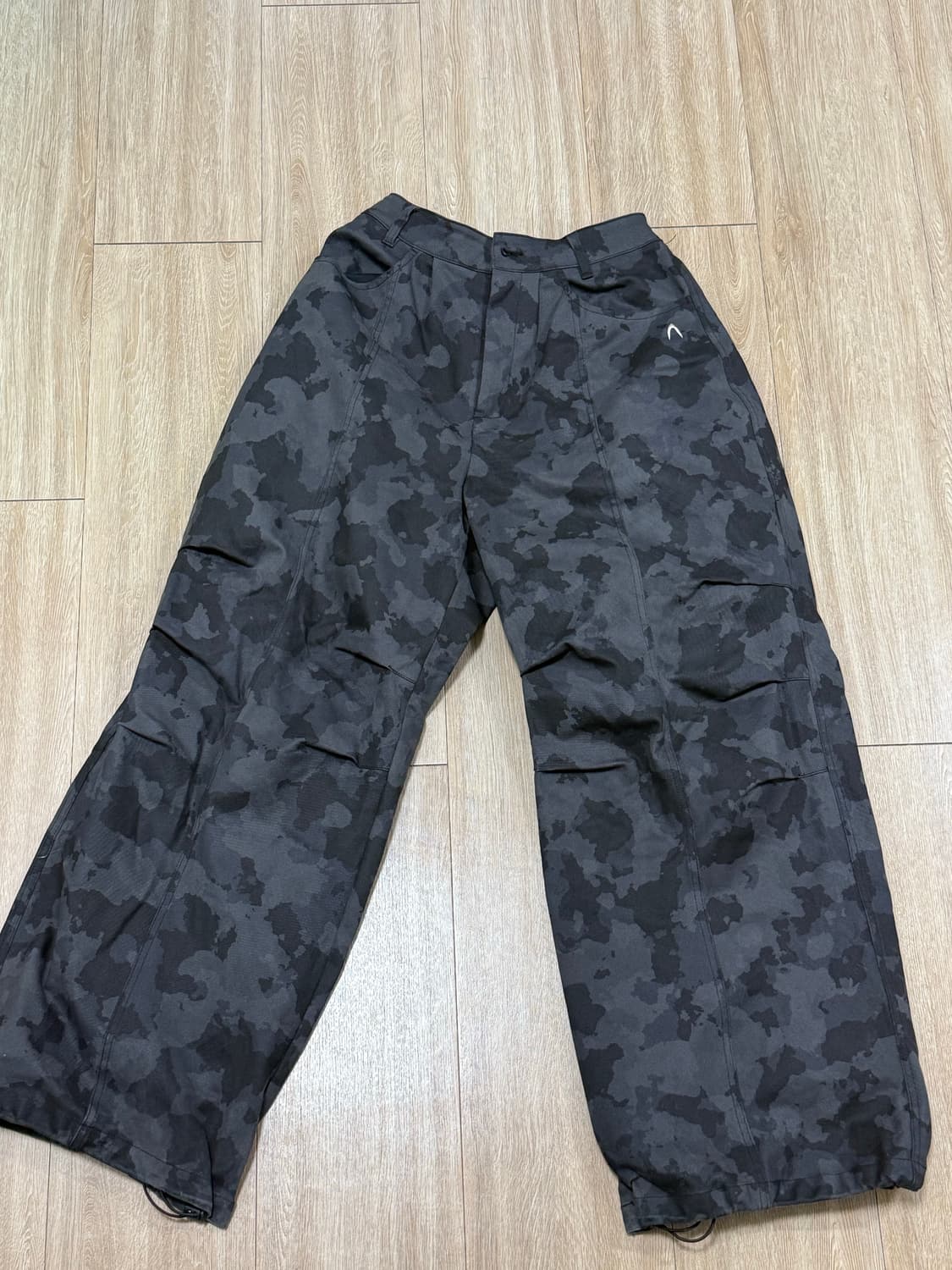 아캄 카모팬츠 블랙 2사이즈 상품이미지1