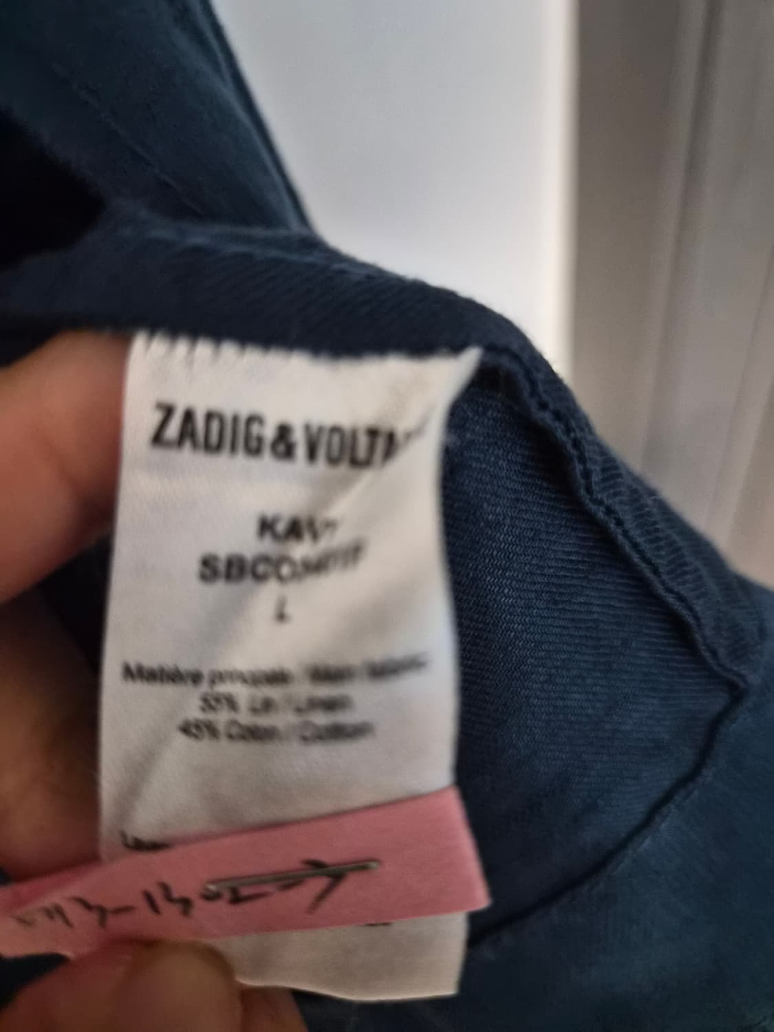 ZADIG & VOLTAIRE(자딕 앤 볼테르) 빈티지 스타일 린넨 상품이미지6