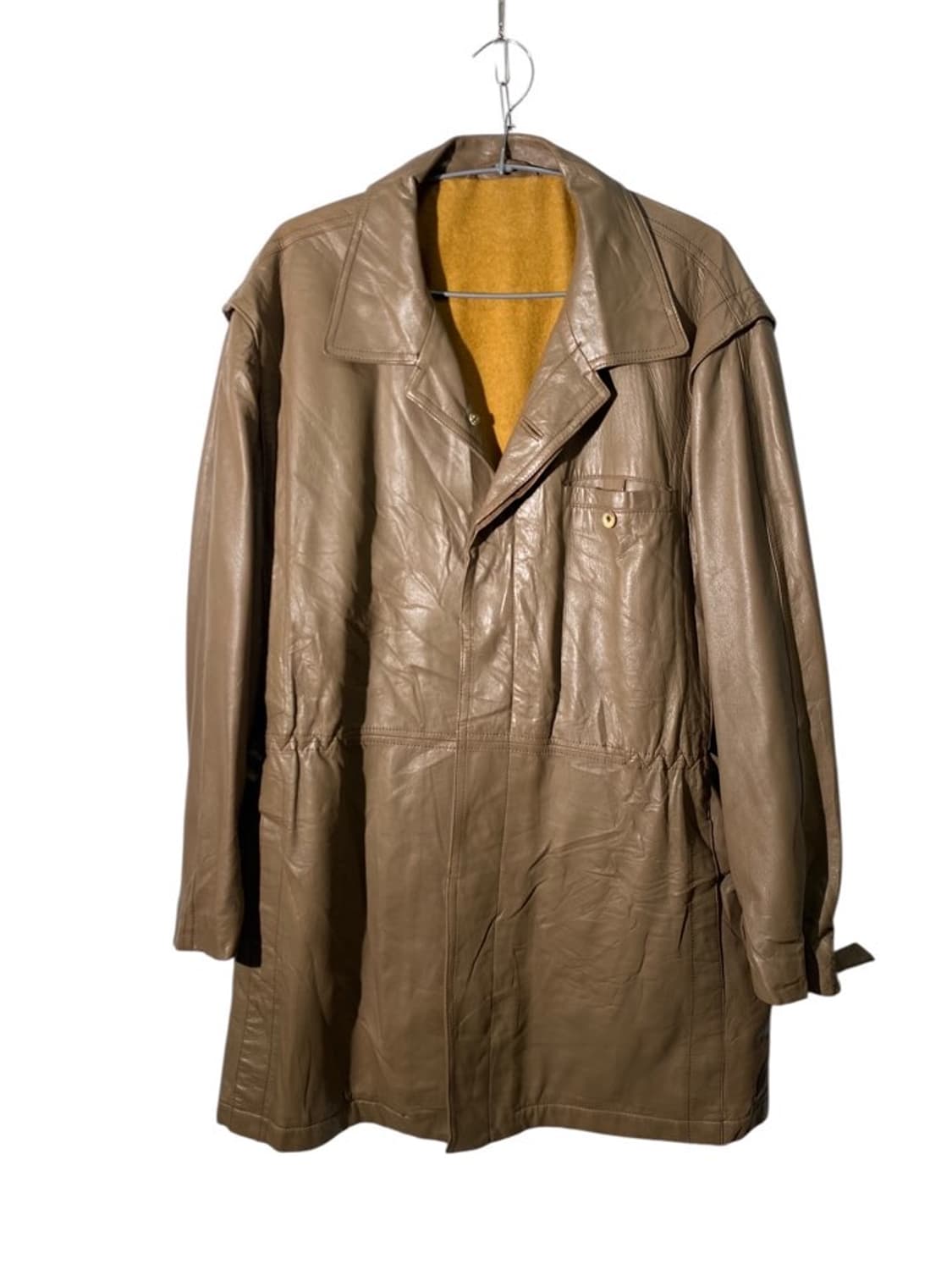 caesar 리얼 레더 코트 상품이미지1