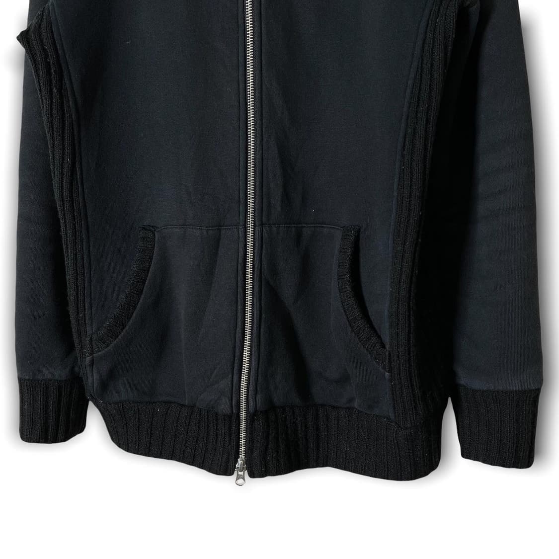 아틀리에 서브 맨 니트 트림 집업 후디 상품이미지3