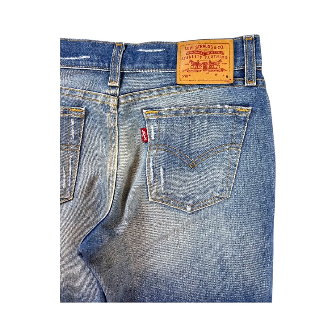 W-M) 리바이스 518 SUPERLOW 부츠컷 데님 팬츠 BD-24 상품이미지4