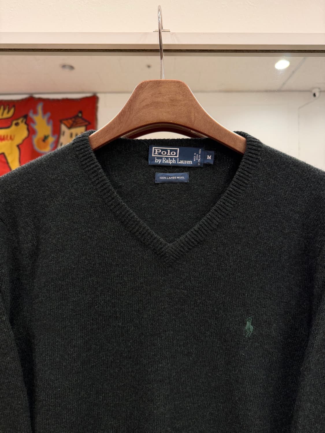 Polo ralph lauren 폴로 랄프로렌 램스울 브이넥 니트 상품이미지2