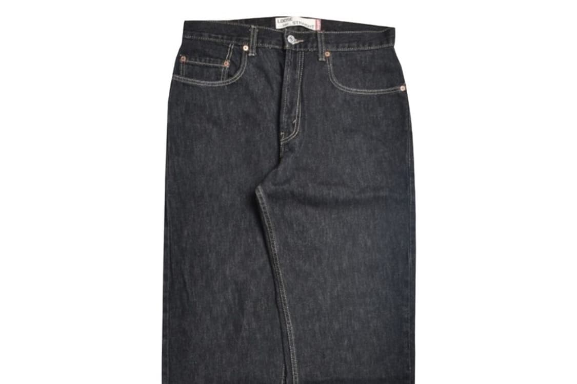 00S 리바이스 569 흑청 청바지 데님팬츠 32 N0903 상품이미지3