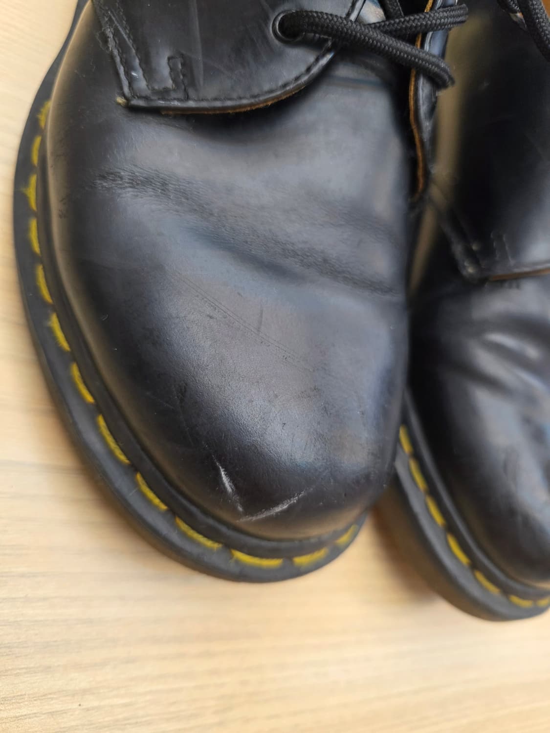 닥터마틴 1461 W 스무스 3홀 블랙 UK7 상품이미지3