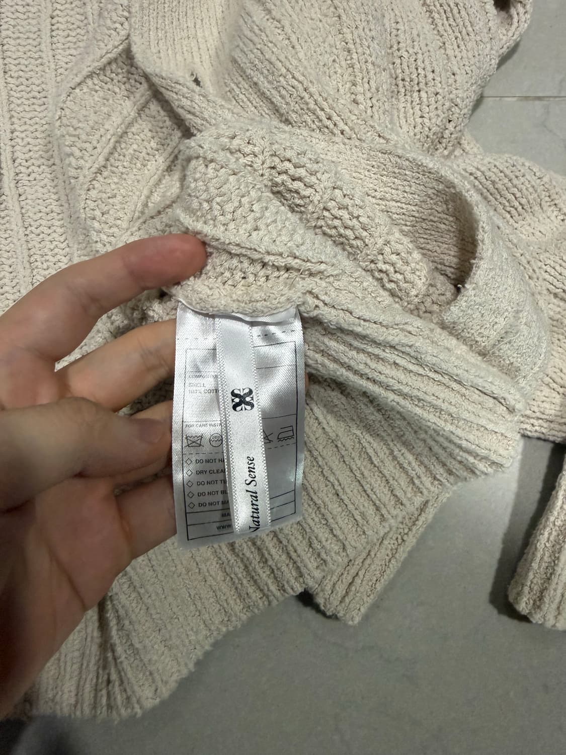 [당일출고,L] 세터 파로 부클 가디건 상품이미지4