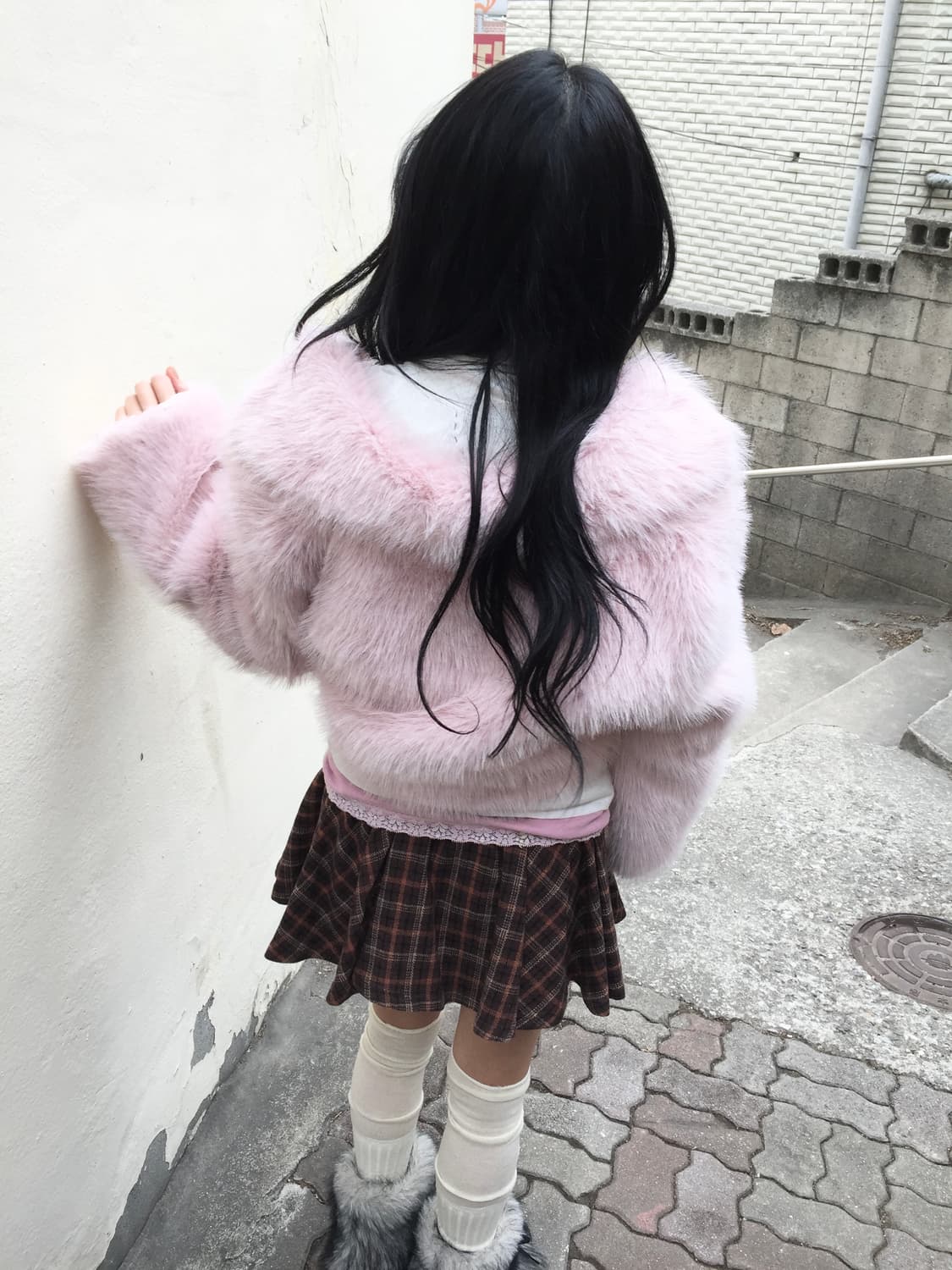 빈티지 딸기초코걸 코디세트 상품이미지5