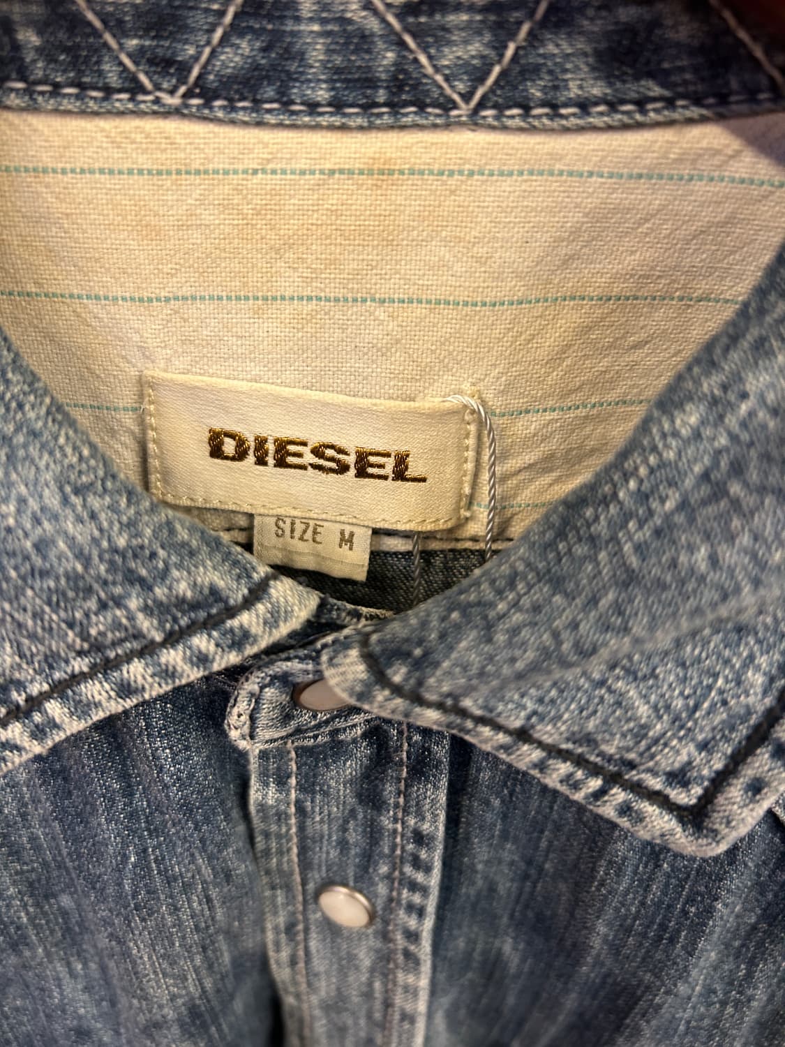 디젤 데님 웨스턴 셔츠 상품이미지4