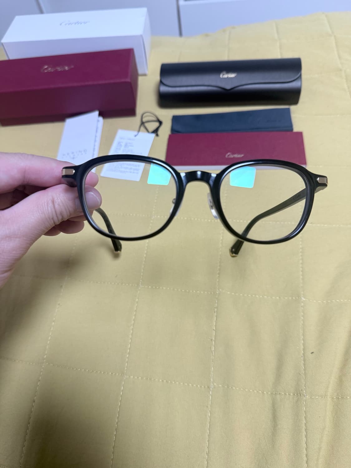 까르띠에 ct0560o뿔테안경 블랙 상품이미지5
