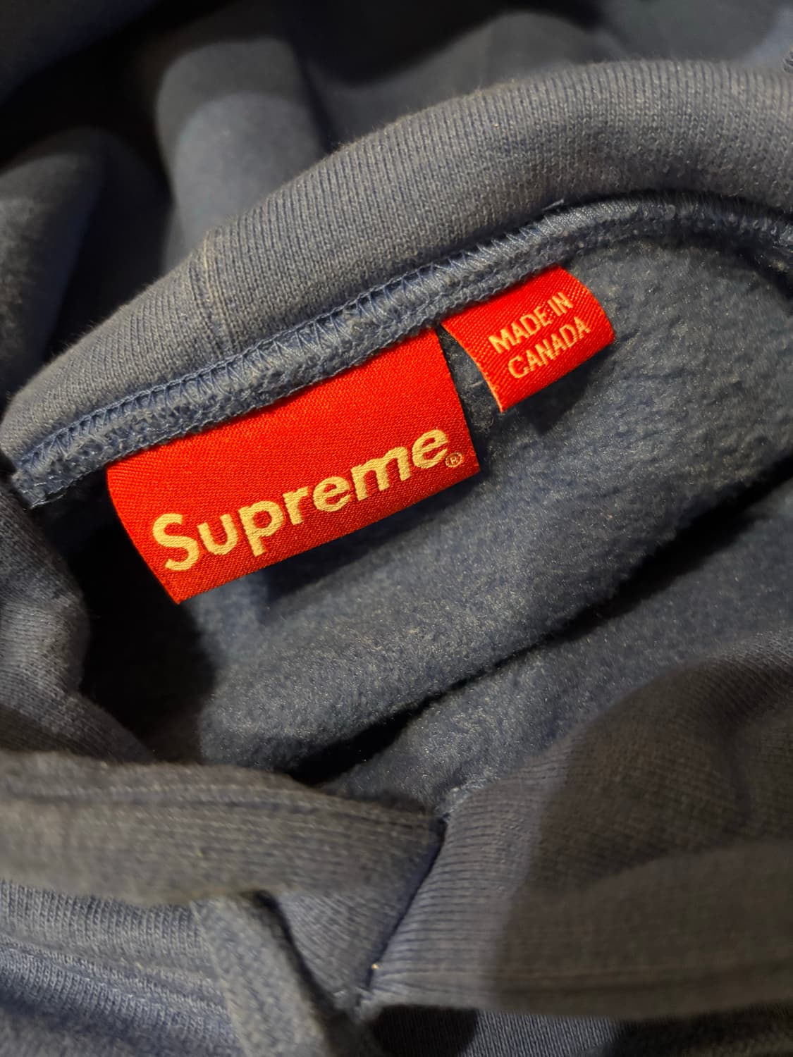 22FW 슈프림 언더라인 후드 스웻셔츠 위시드 로얄 상품이미지6