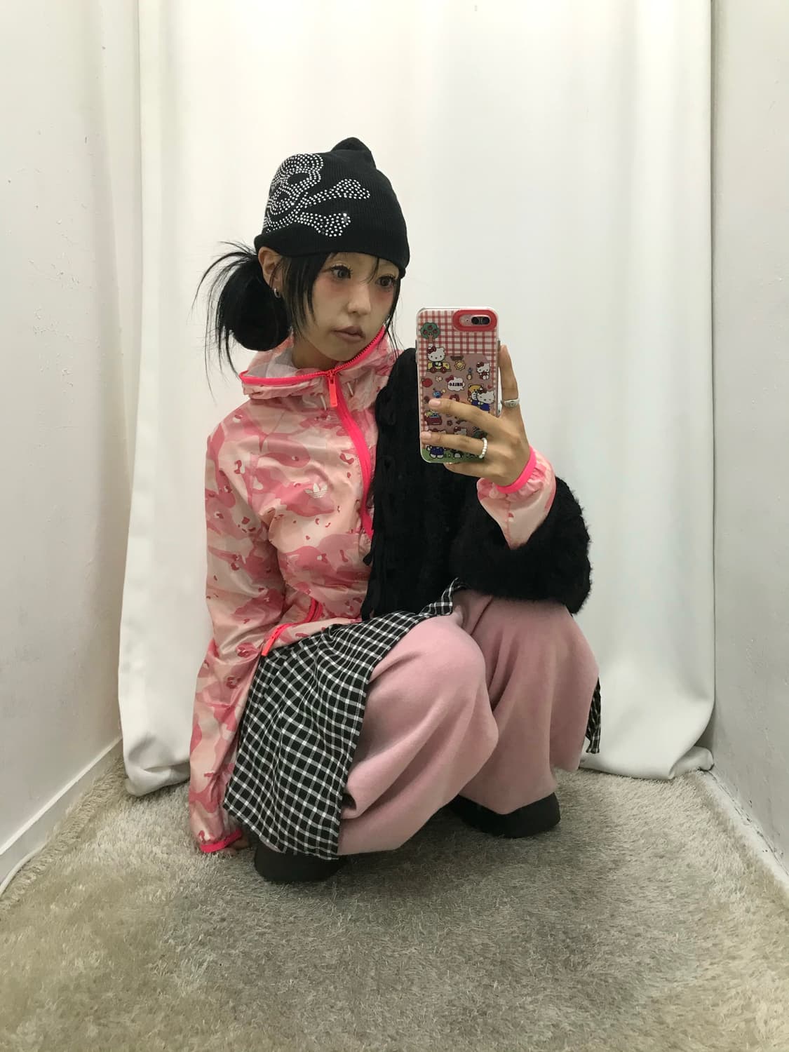 Adidas Pink Camouflage Windbreaker SET 상품이미지1