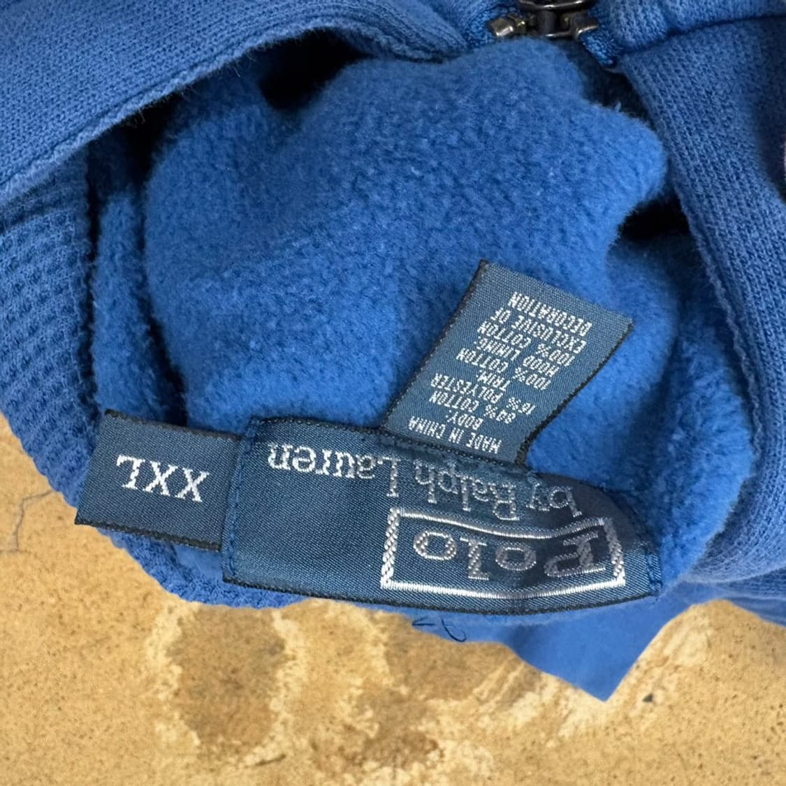 폴로 랄프로렌 블루 후드집업 상품이미지5