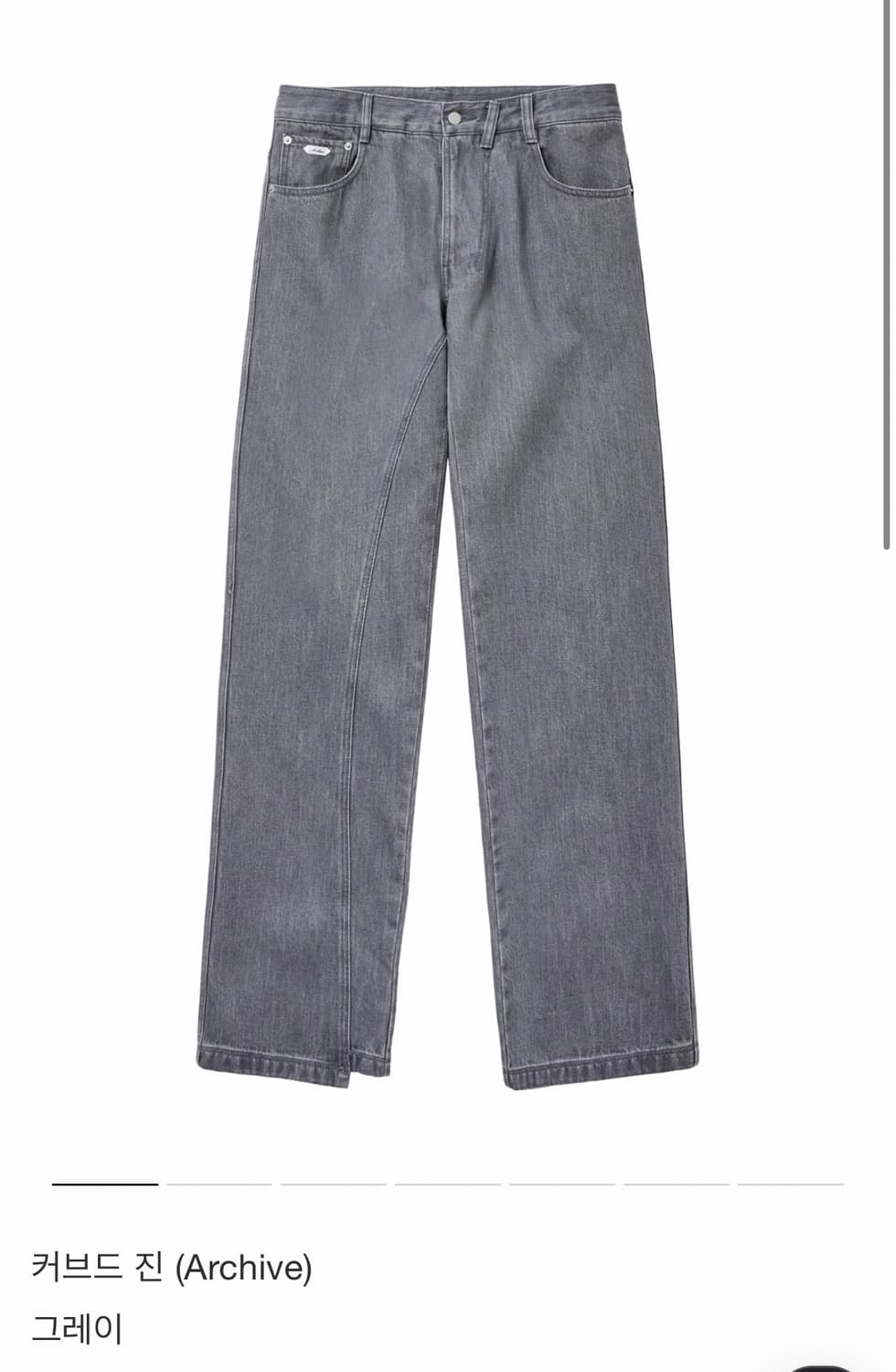 (L) 8.0+ 포스트 아카이브 팩션 커브드 진 상품이미지2