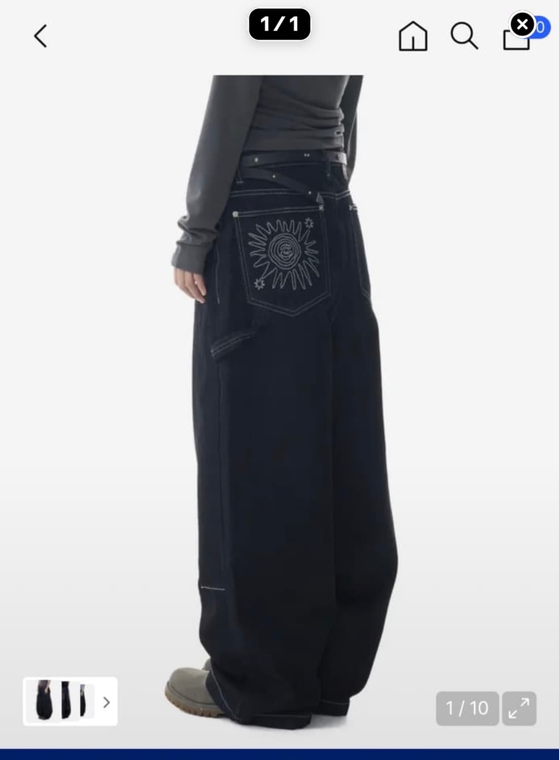 아캄 니들워크 카펜터 데님 블루 1사이즈 구해요! 상품이미지1