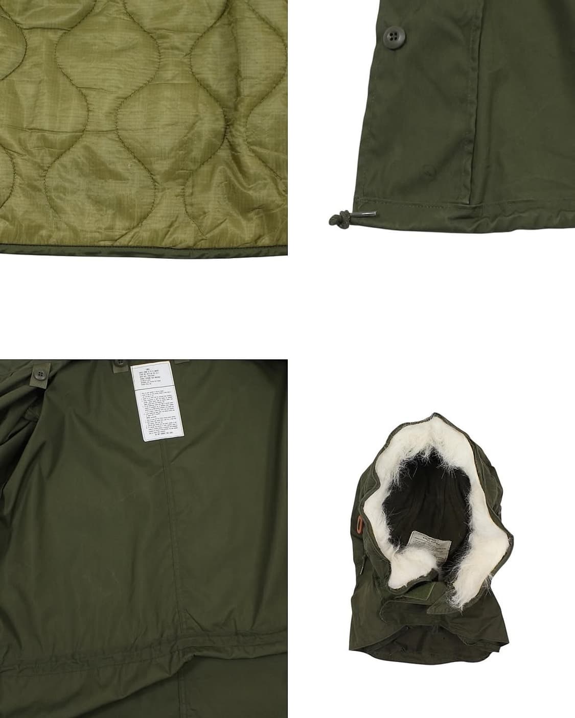 1980s US Army 미군 M-65 피쉬테일 파카 빈티지 밀리터리 상품이미지9