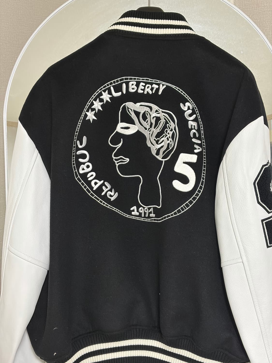 STU hank 행크 바시티 자켓 m 상품이미지2