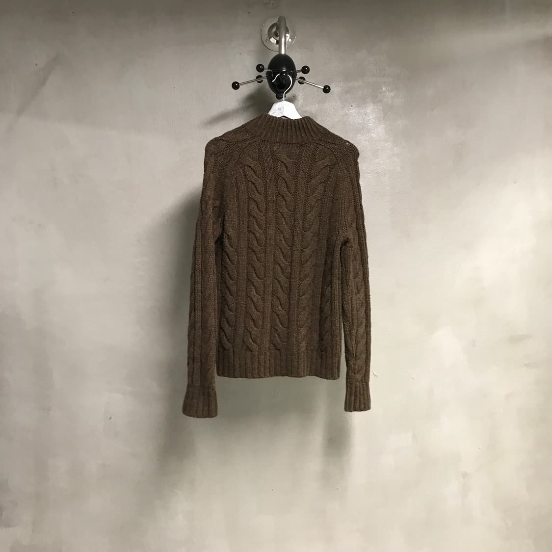 폴로 랄프로렌 케이블 버튼 니트 브라운 S 상품이미지6