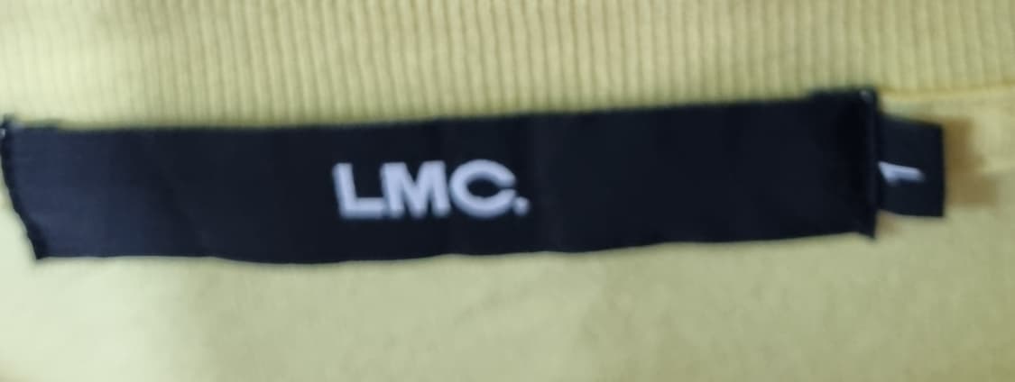 오버핏 XXL ) LMC 엘엠씨 라이트옐로우 반팔티 상품이미지3