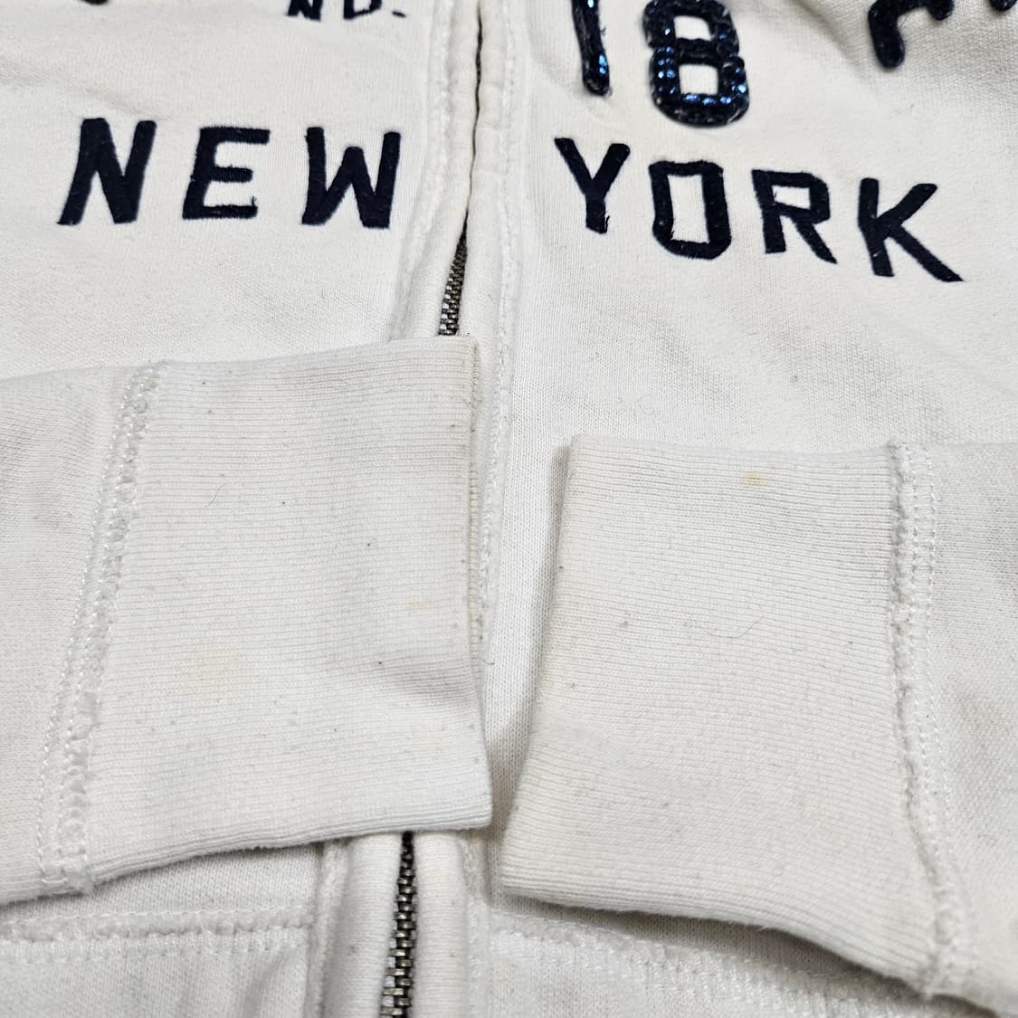 아베크롬비 아치 로고 후드 집업 S 딱붙핏 상품이미지8