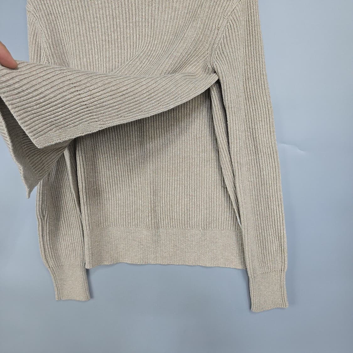 올세인츠 ALLSAINTS 리브드 니트 XS | 언밸런스 크루넥 스웨터 상품이미지5