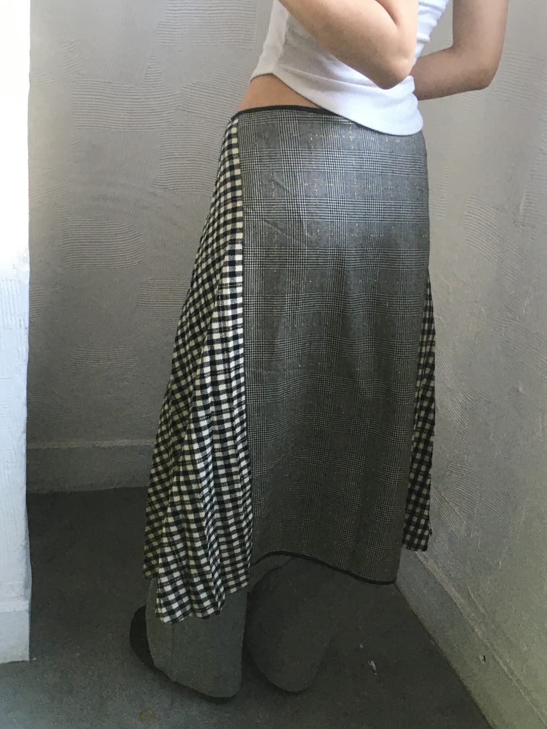 Comme des Garcons 꼼데가르송 하운드투스패턴 롱 스커트 상품이미지3