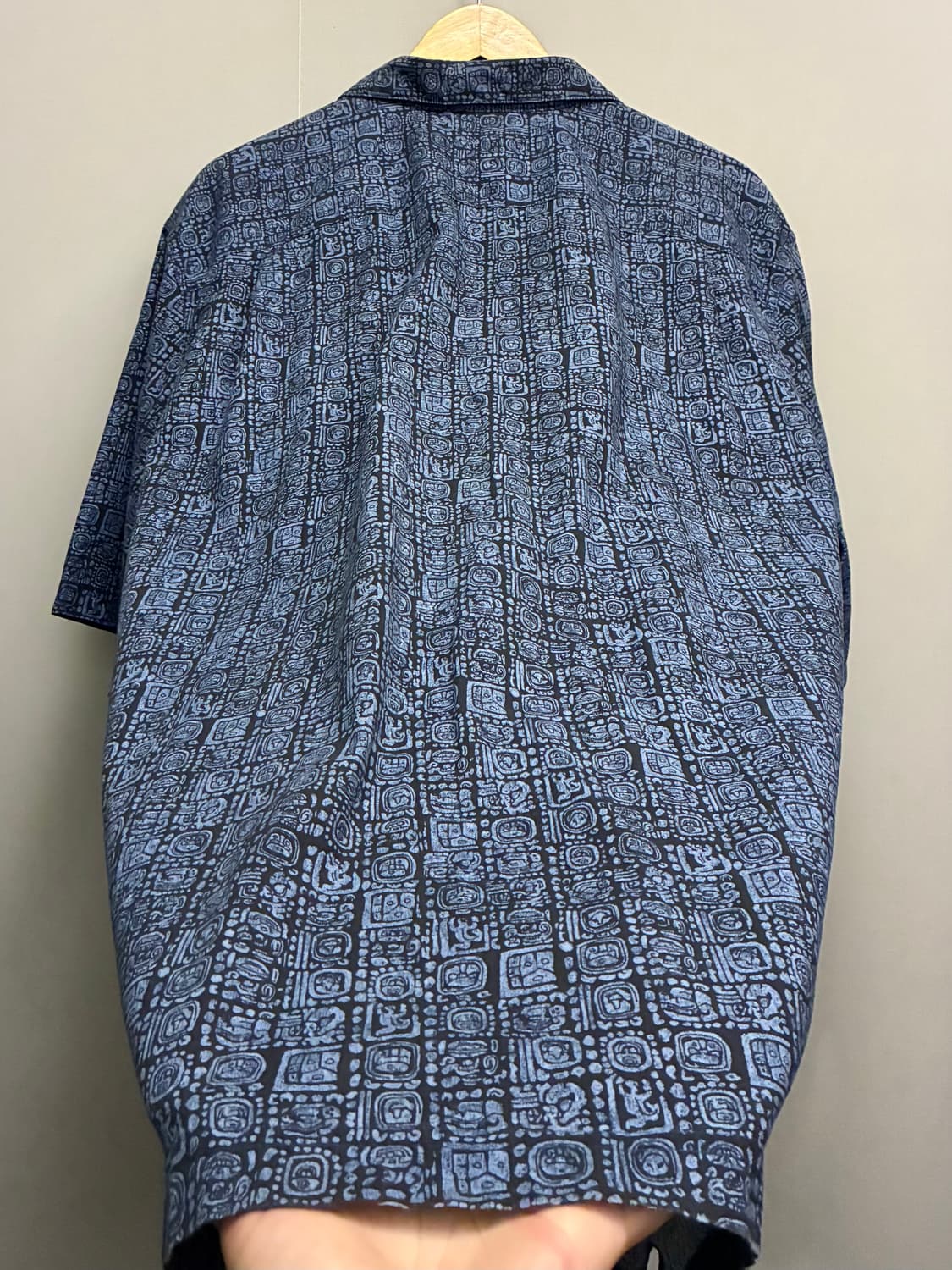 (XL/110)L.L.Bean 엘엘빈 트라이벌 포켓 하와이안 오픈카라 반 상품이미지9