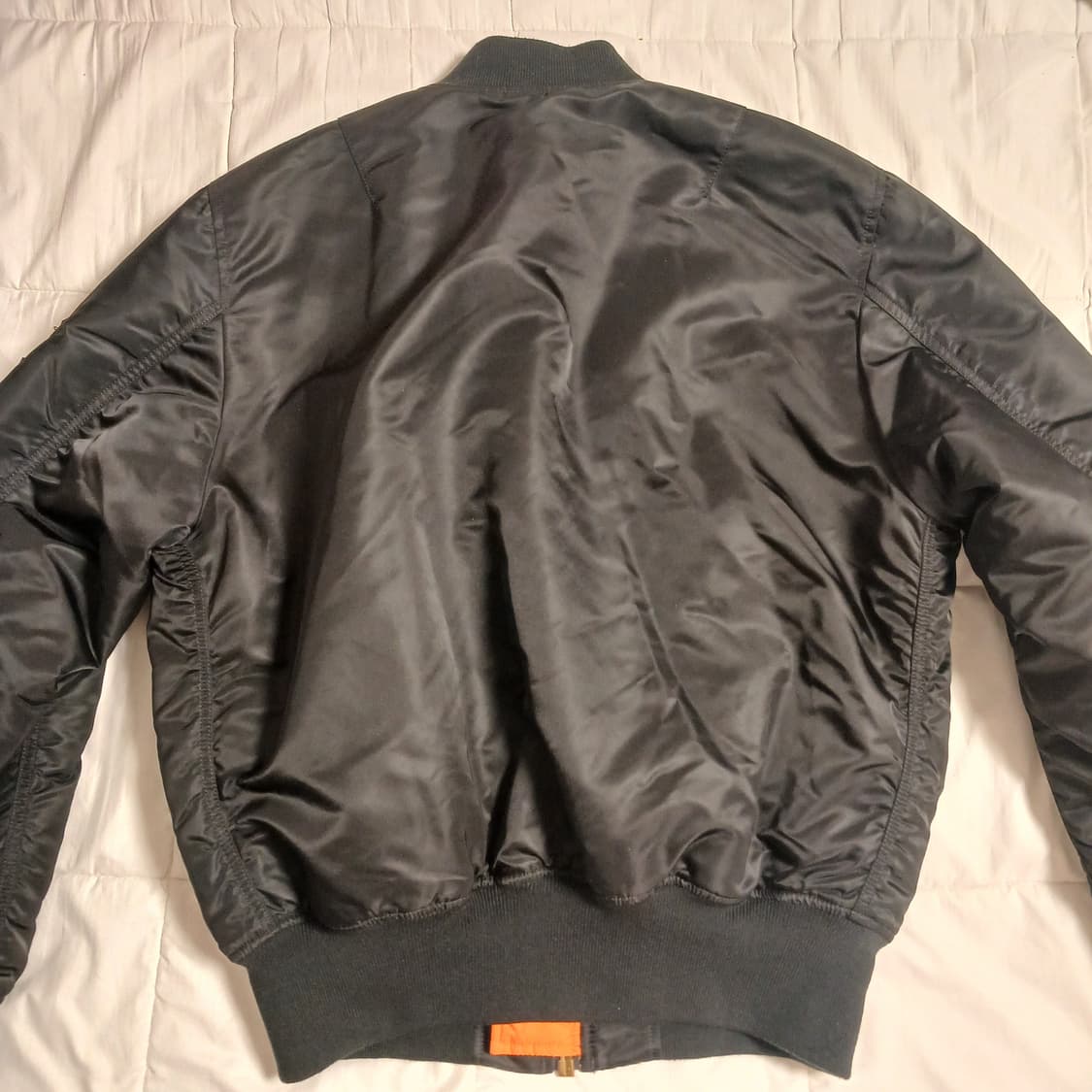 알파인더스트리 ma-1 플라이트 자켓 블랙 M 상품이미지4