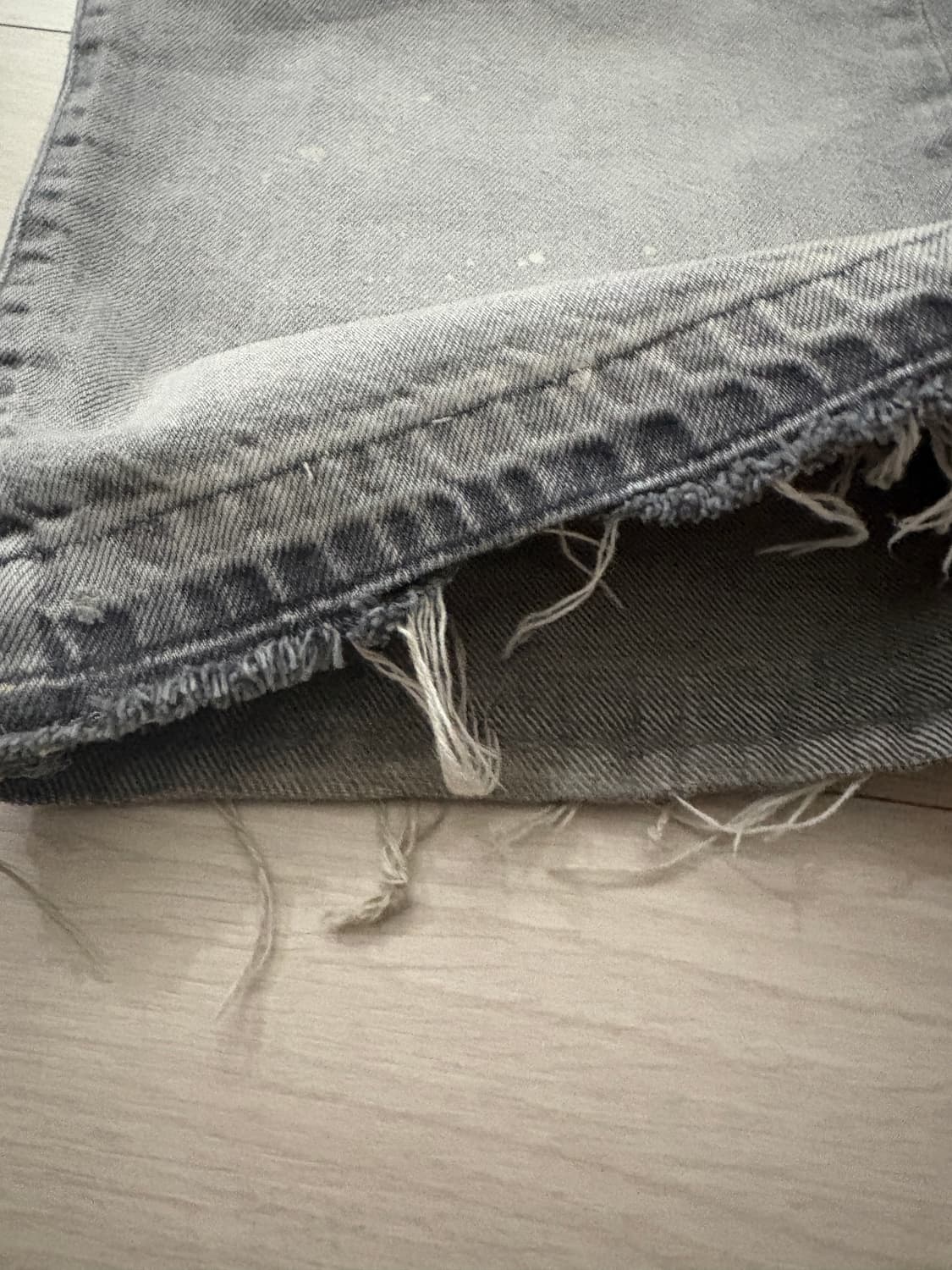 자라 루즈핏 페인팅 스플래시 데님 상품이미지4