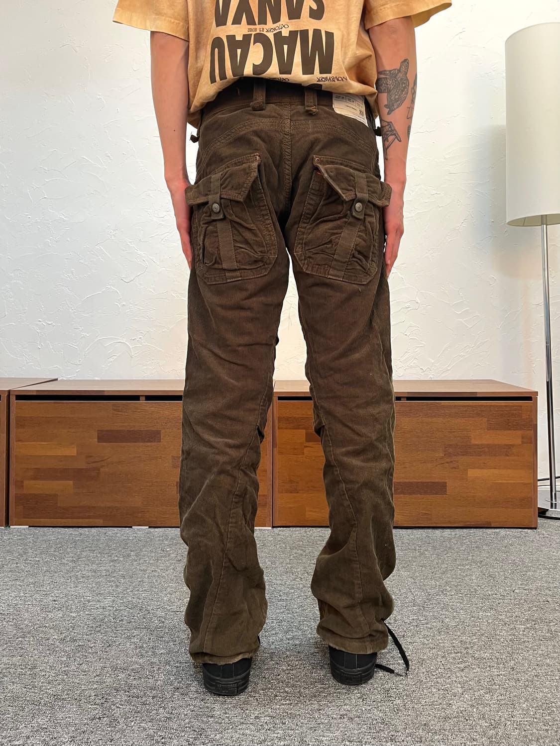 에드윈 코듀로이 카고 플레어 팬츠 상품이미지2