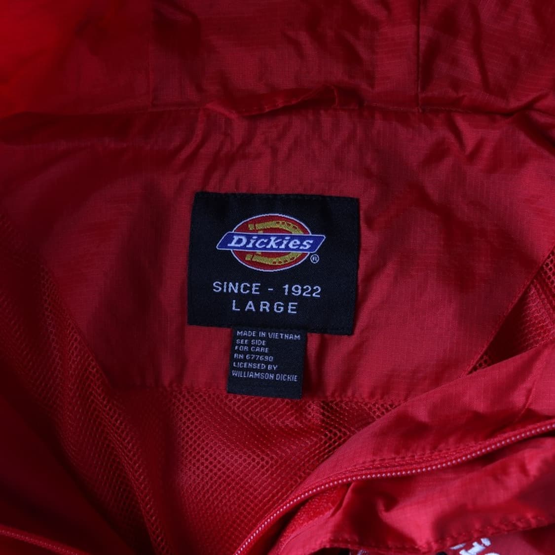 디키즈 올드스쿨 레드 바람막이 L 상품이미지5
