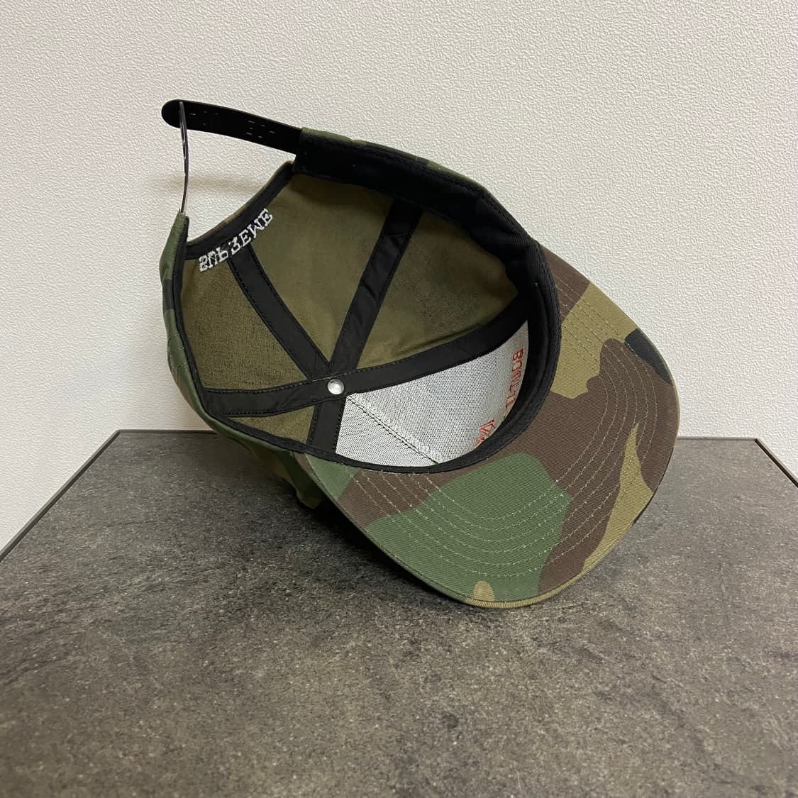 (OS) 슈프림 5패널 볼캡 모자 노리밋 우드랜드 카모 상품이미지9