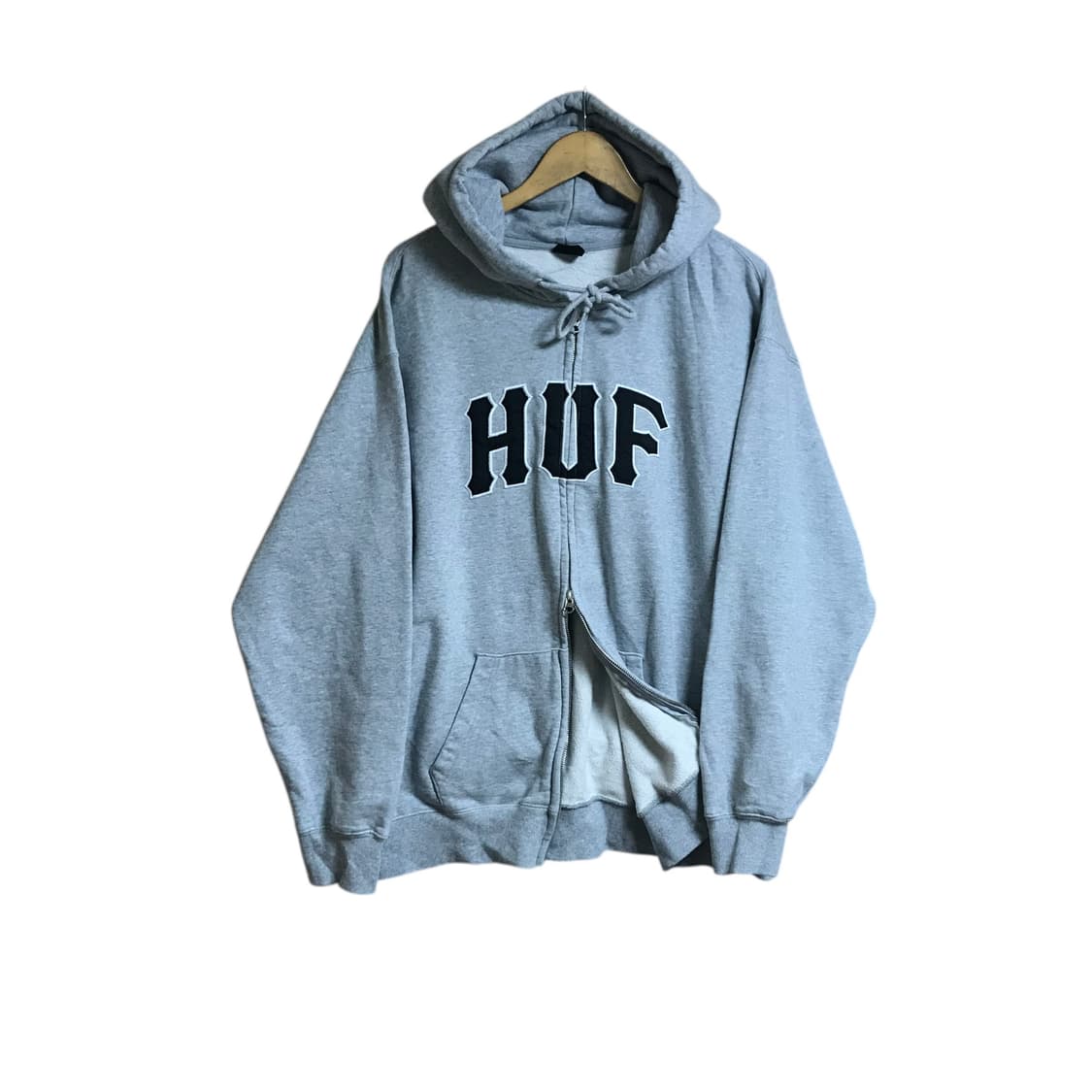 허프 24s 아플리케 투웨이 후드집업자켓 상품이미지2