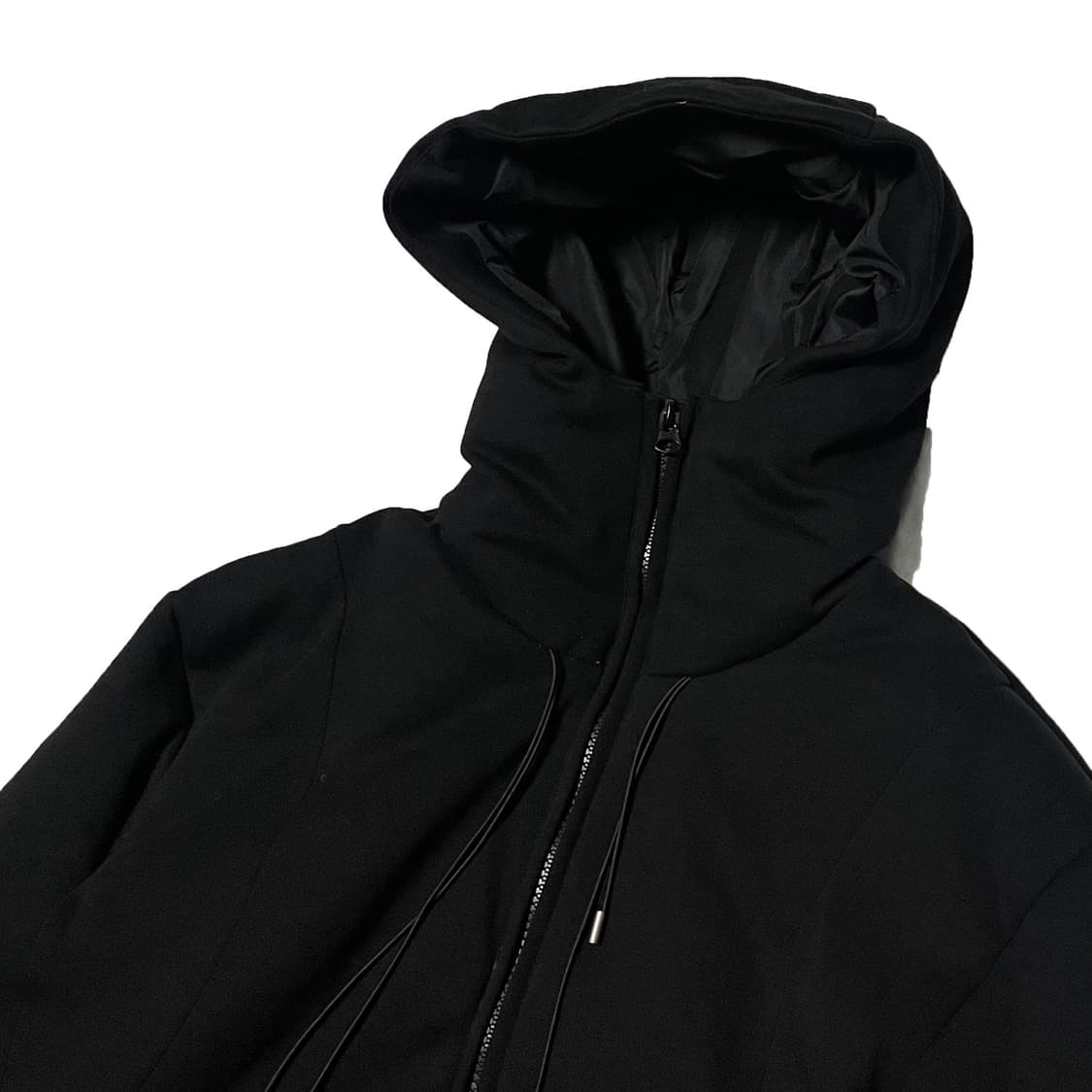 러프넥 후디 푸퍼 다운 패딩 점퍼 상품이미지6