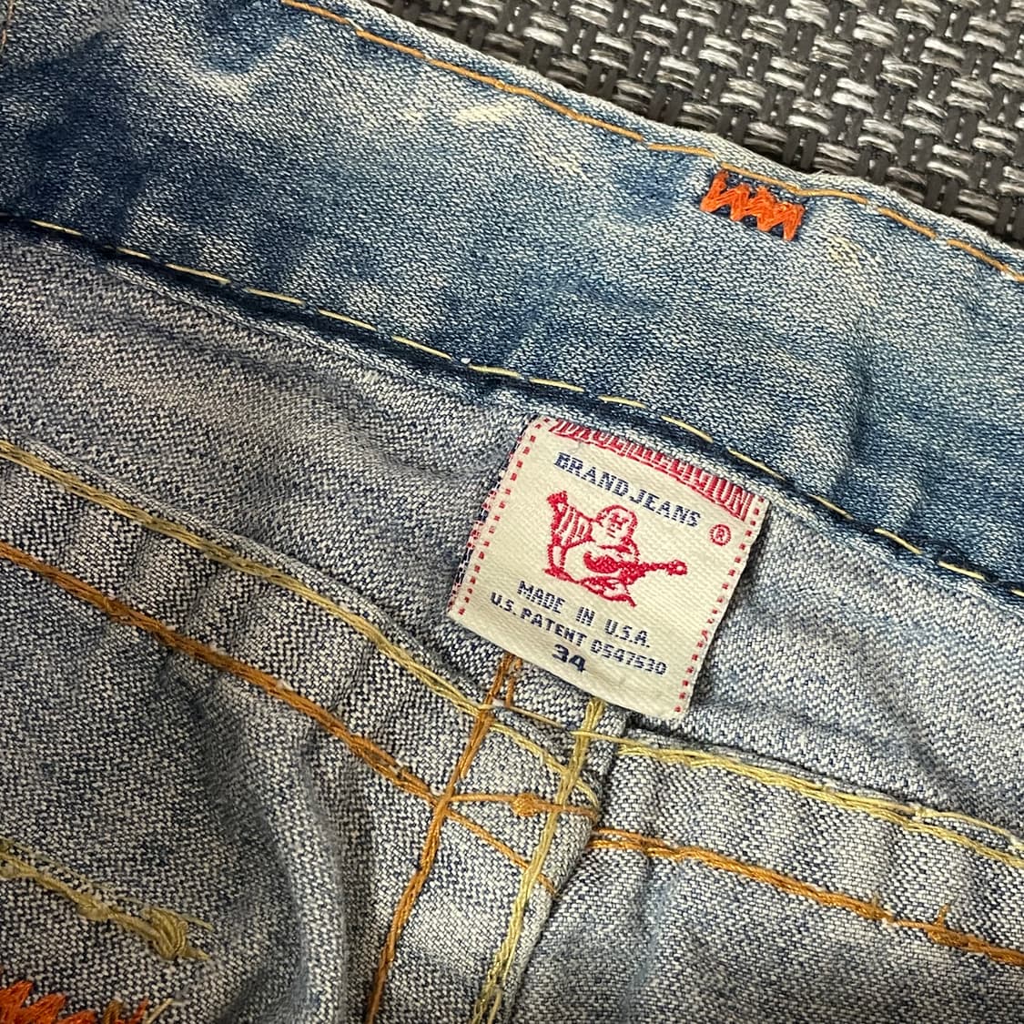 (34) 트루릴리젼 스티치포인트 데님 팬츠 상품이미지3