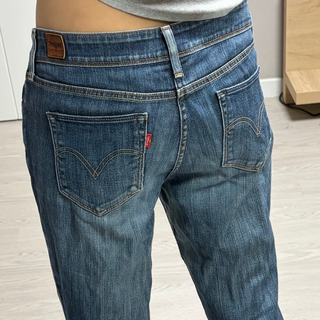 Levi's lady style semi bootcut denim 상품이미지4