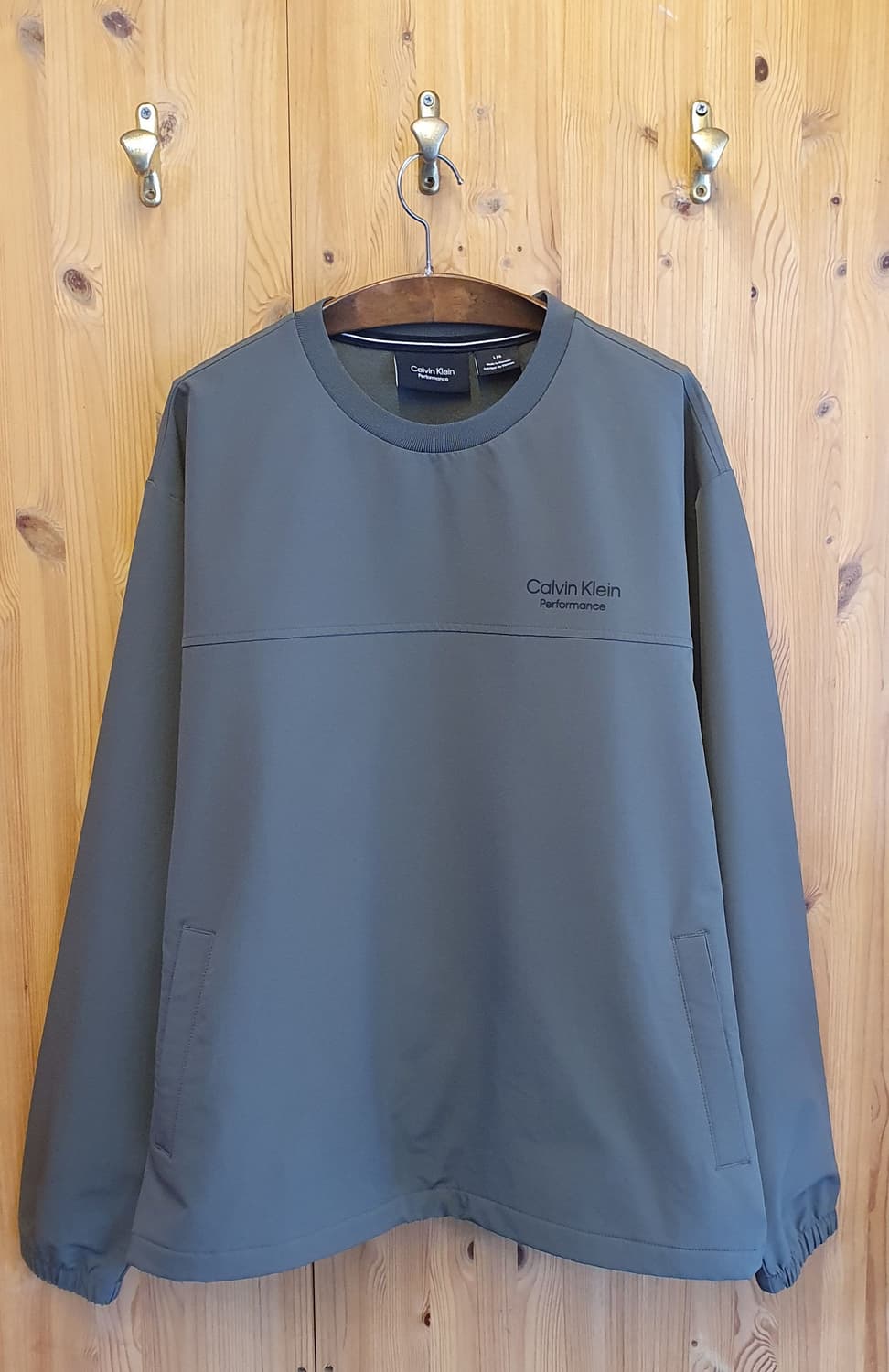 (새상품)100.캘빈클라인 우븐 기모맨투맨 상품이미지2