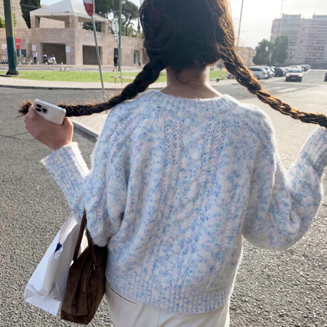 메이비베이비(MAYBEBABY) 디어리스트 블루소다 벌스데이가디건 새상품 상품이미지5