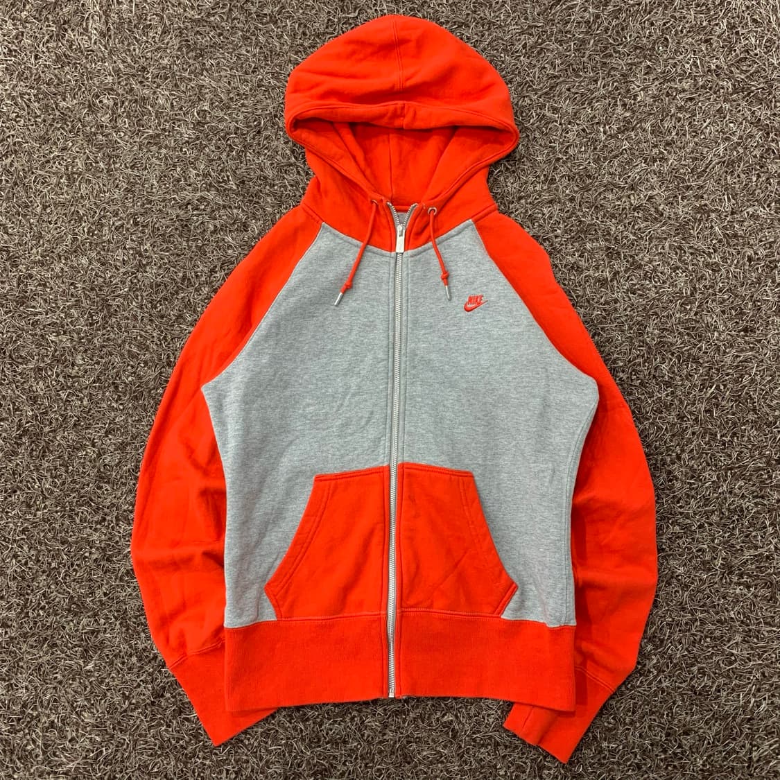 XL 나이키 배색 후드집업 상품이미지1