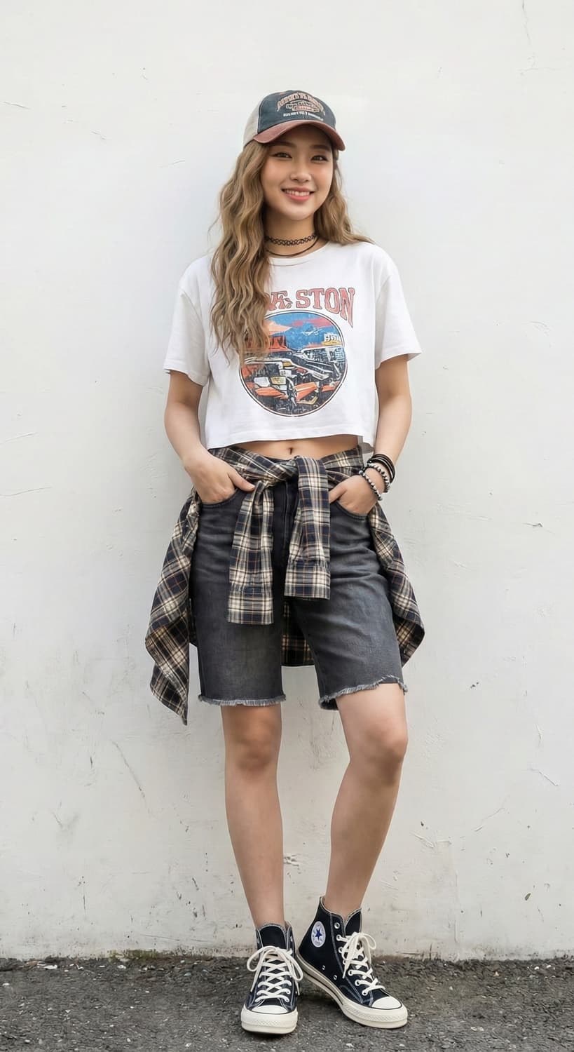 GAP 3부 흑청 데님 컷오프 팬츠_24 상품이미지1