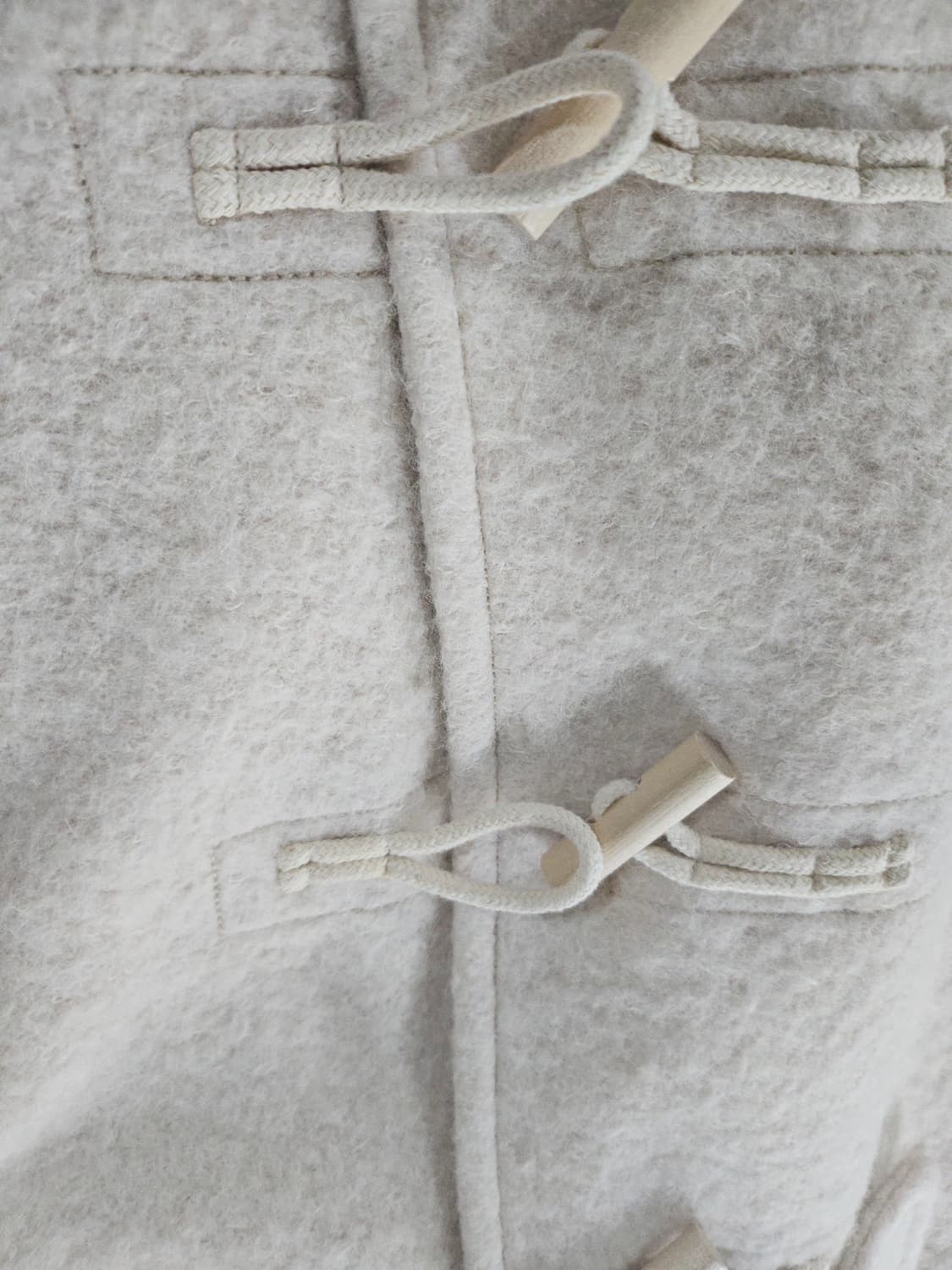 아떼 바네사브루르노 떡볶이 코트 아이보리 36 상품이미지6