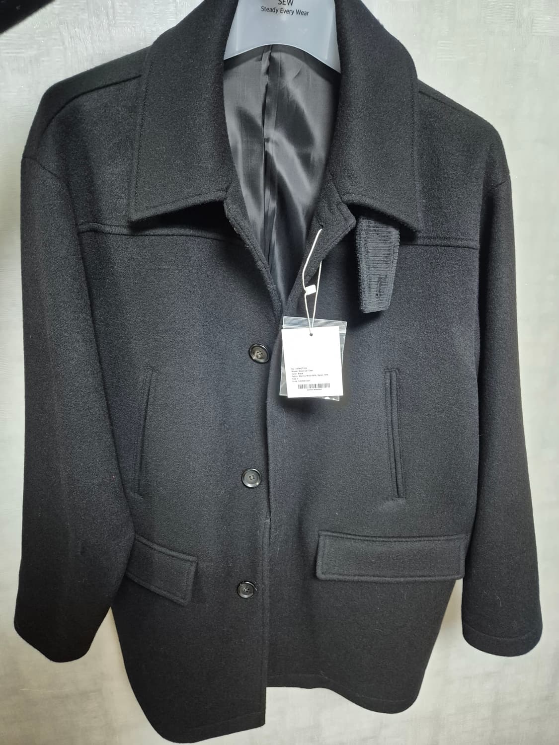 [새상품 3] 스테디에브리웨어 카코트 3사이즈 블랙 상품이미지3