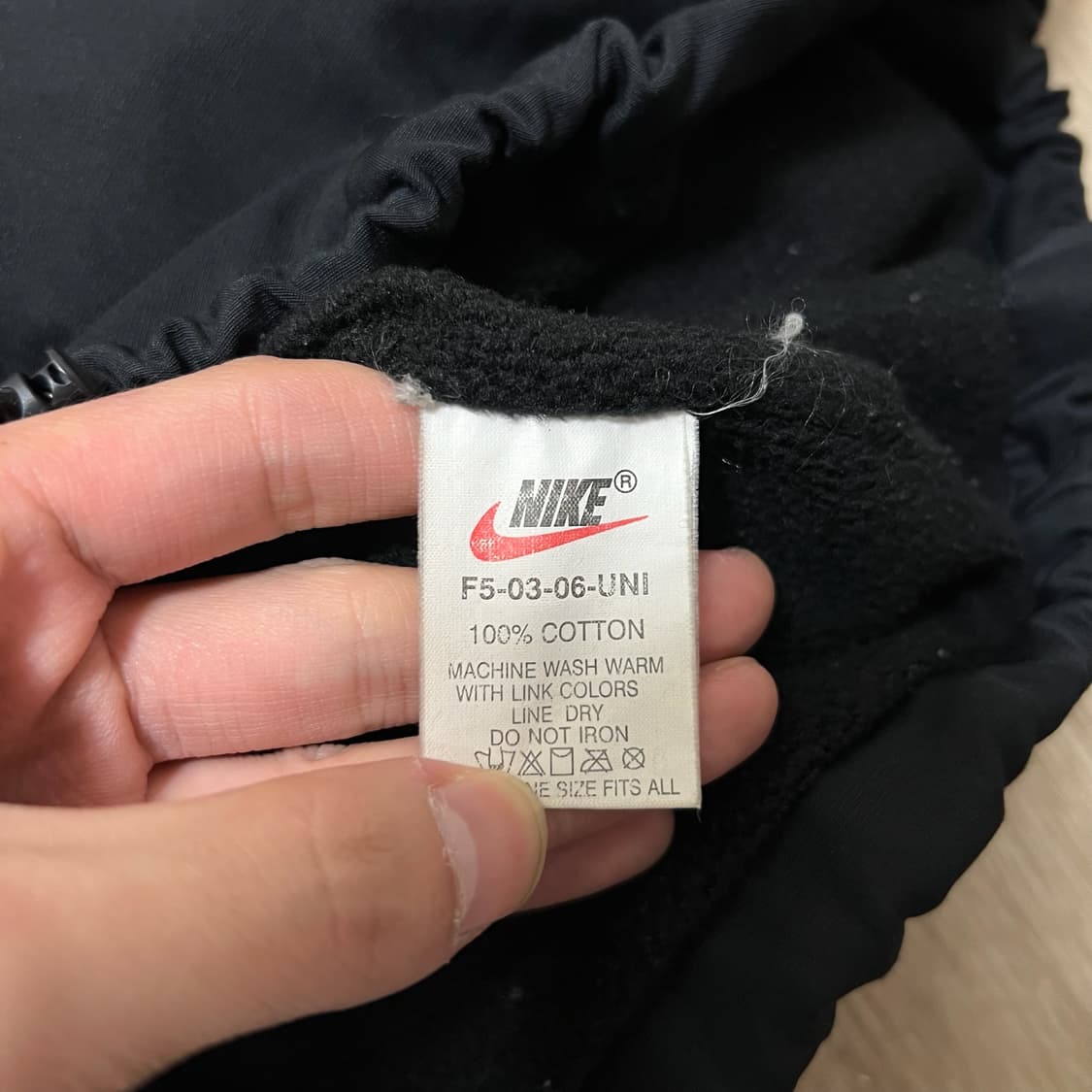 나이키 올드스쿨 스우시 바람막이 점퍼 XL/105  상품이미지6