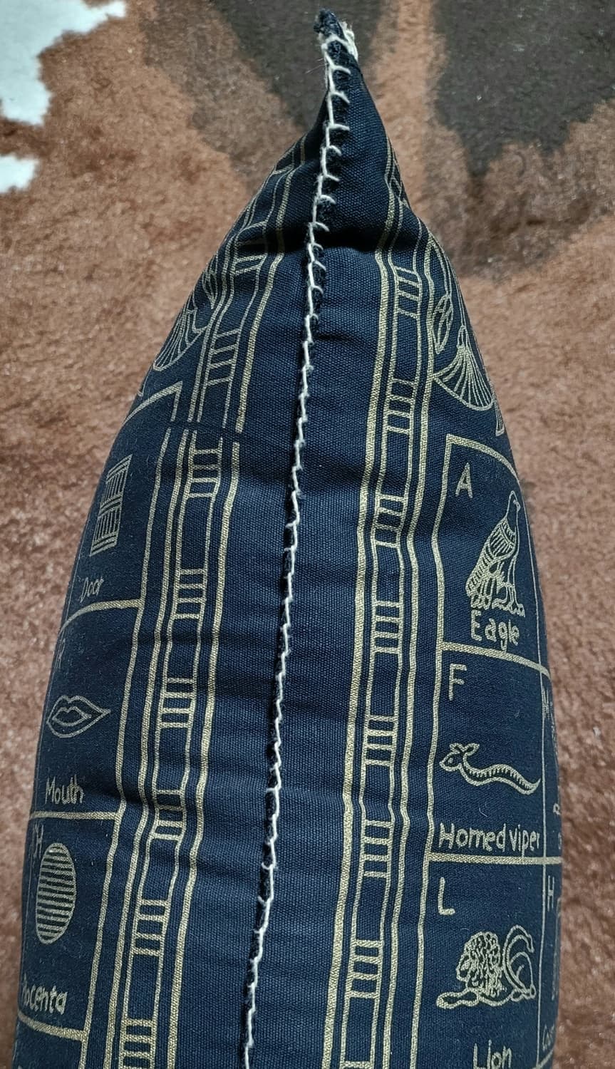 이집트 패브릭 핸드메이드 쿠션(40*43) 상품이미지4