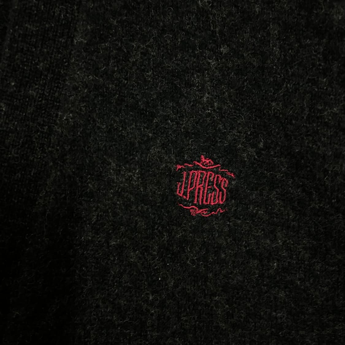 (XL) 제이프레스 블랙 브이넥 가디건 상품이미지3