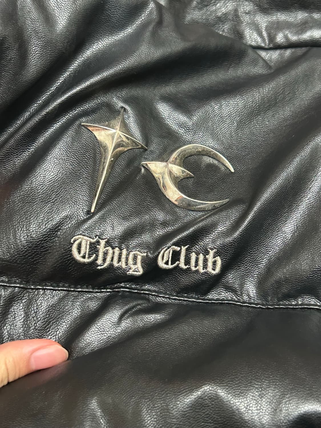 떠그클럽 레더 패딩 1사이즈 초판 상품이미지7